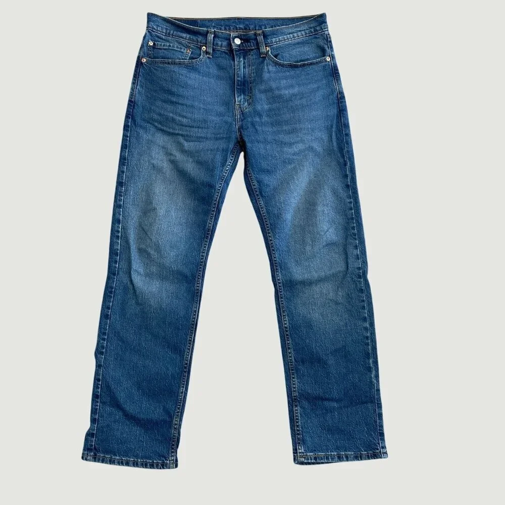 Levis 505 Straight Regular Fit Jeans Men's W34 L32